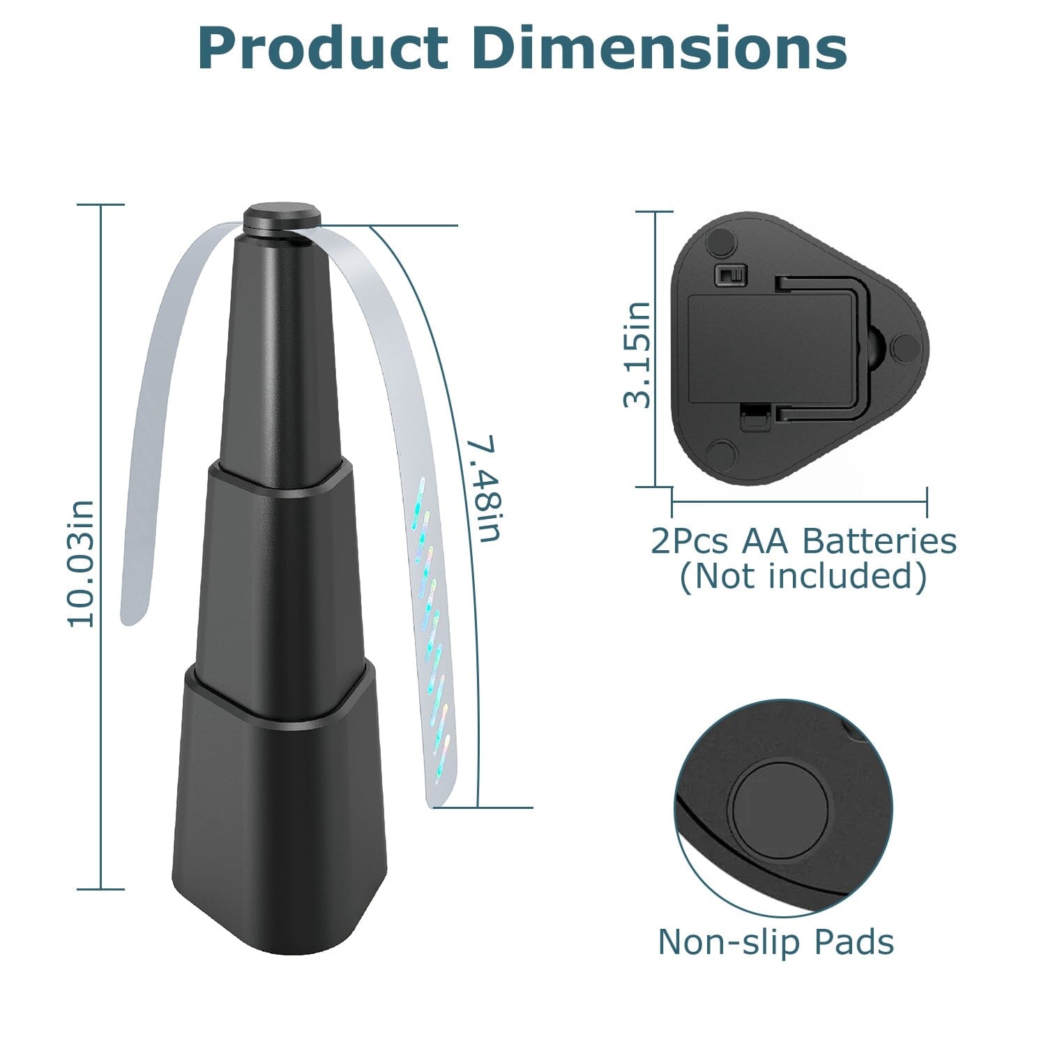 4-Pieces: Fly Repellent Fan Table Top Battery Powered Bug Deterrent Cheap Get Authentic