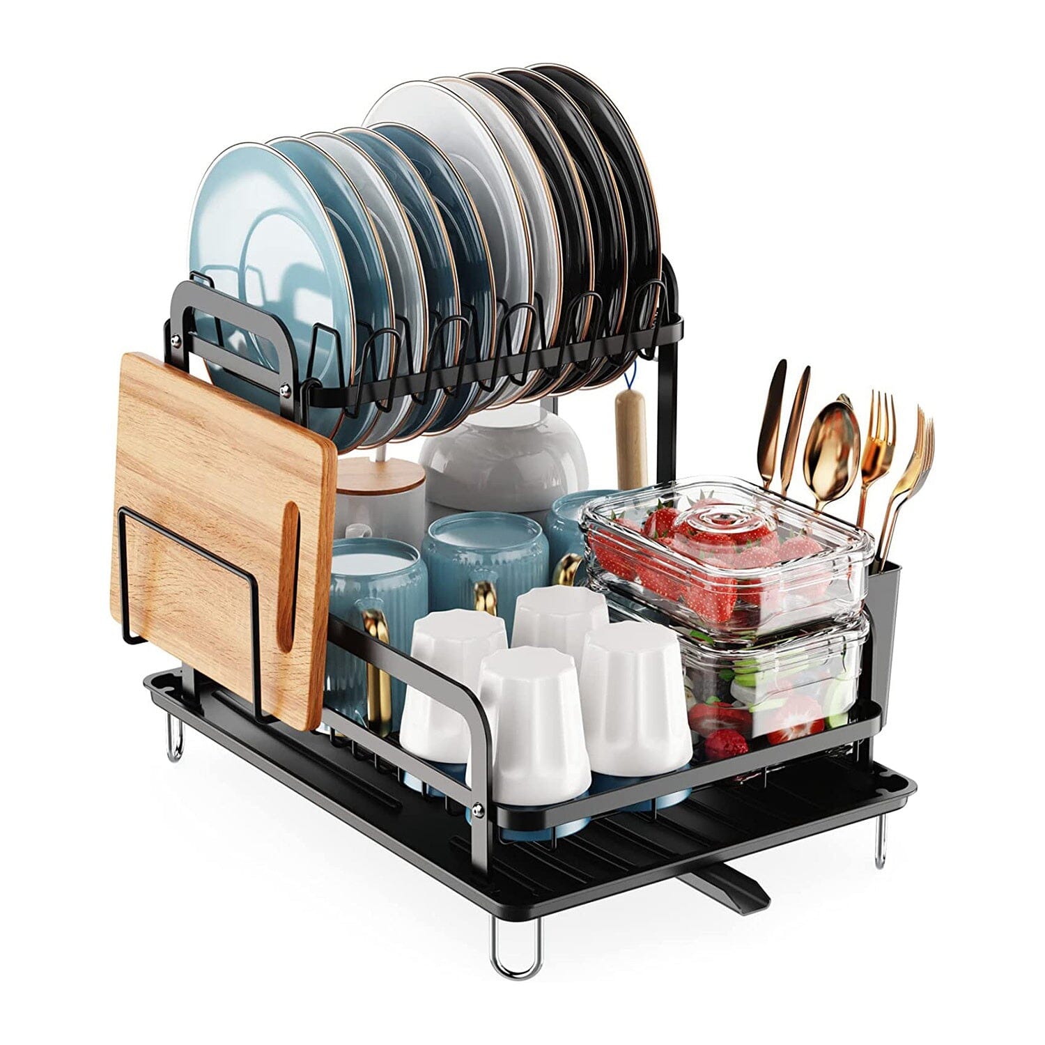 2-Tier Dish Drying Rack Buy Cheap Great Deals