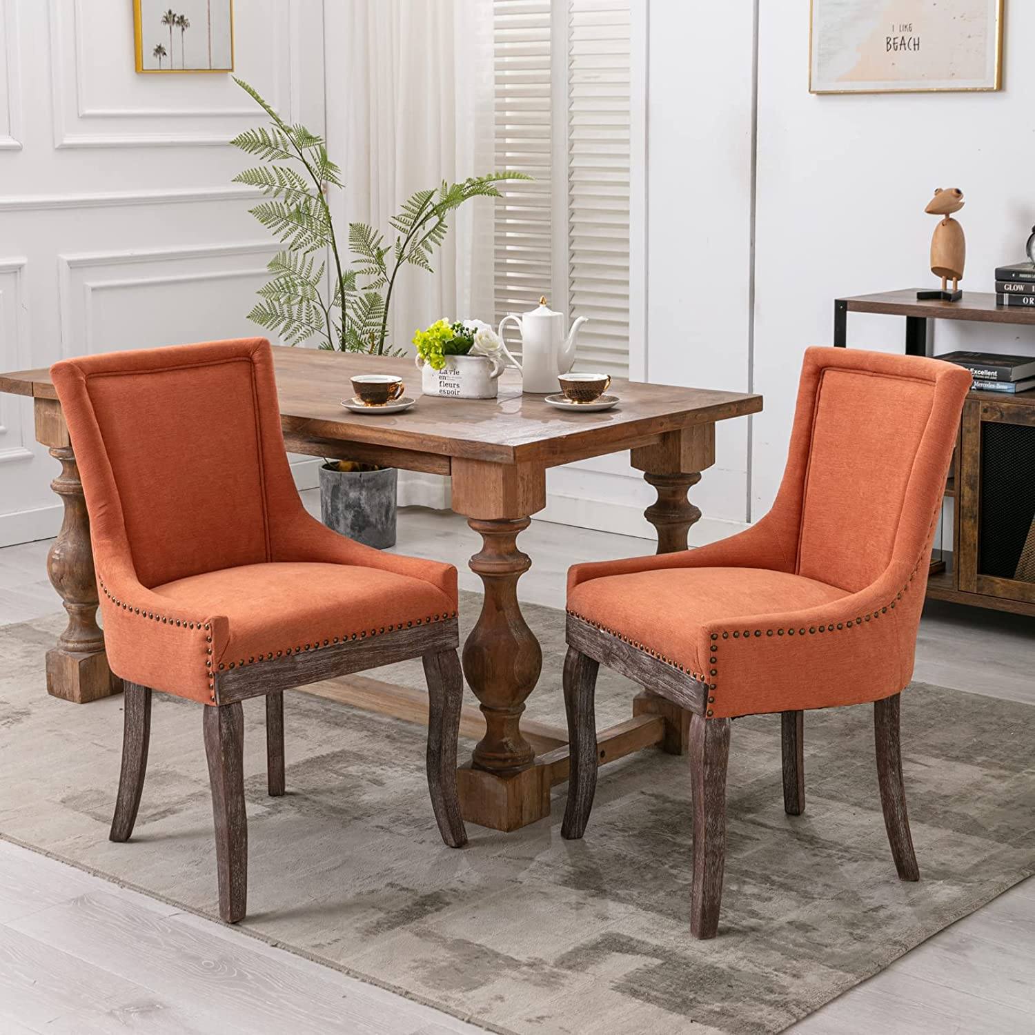 2-Pack: Fabric Upholstered Side Chairs Set Sale Finishline