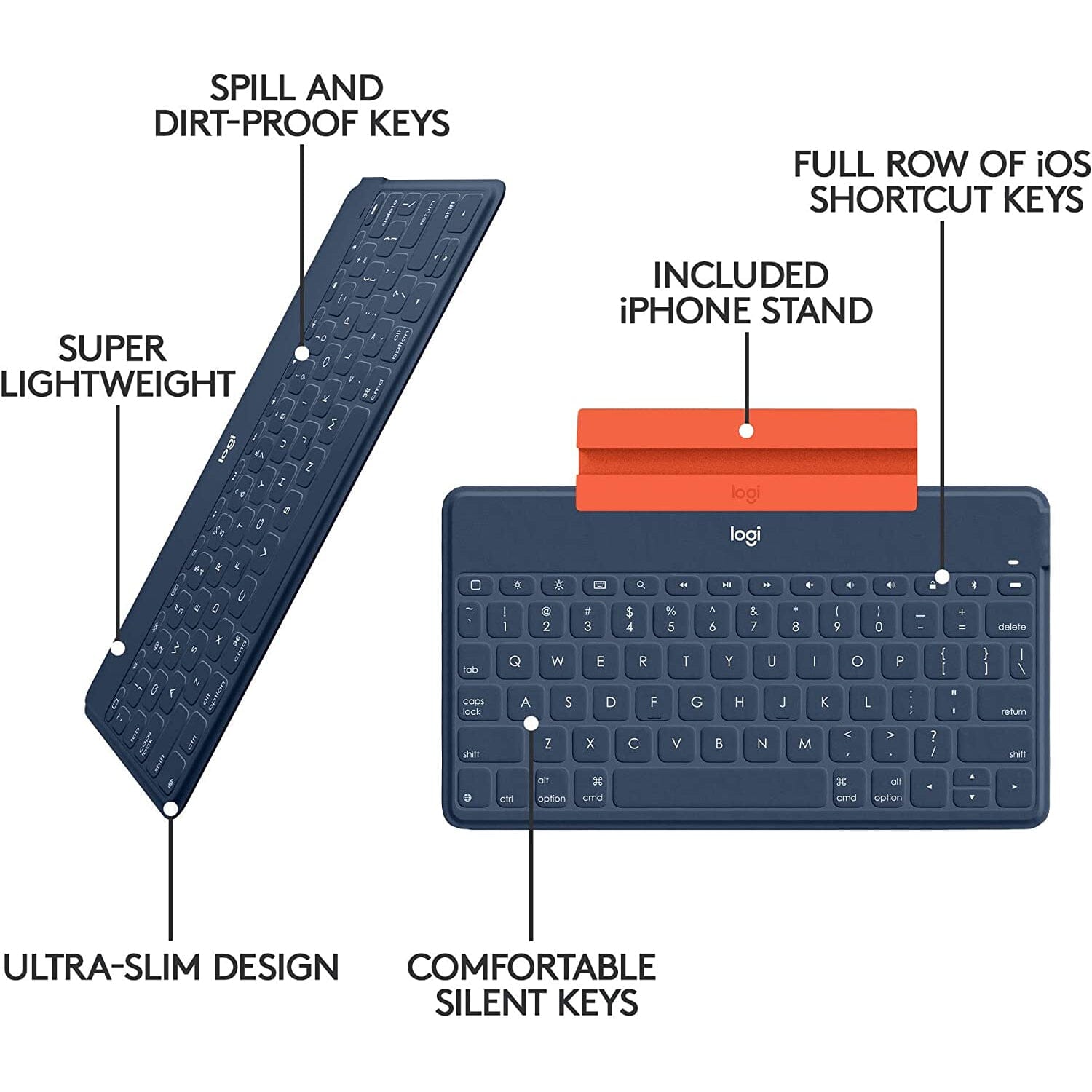 Logitech Keys-to-Go Super-Slim and Super-Light Bluetooth Keyboard Clearance Extremely