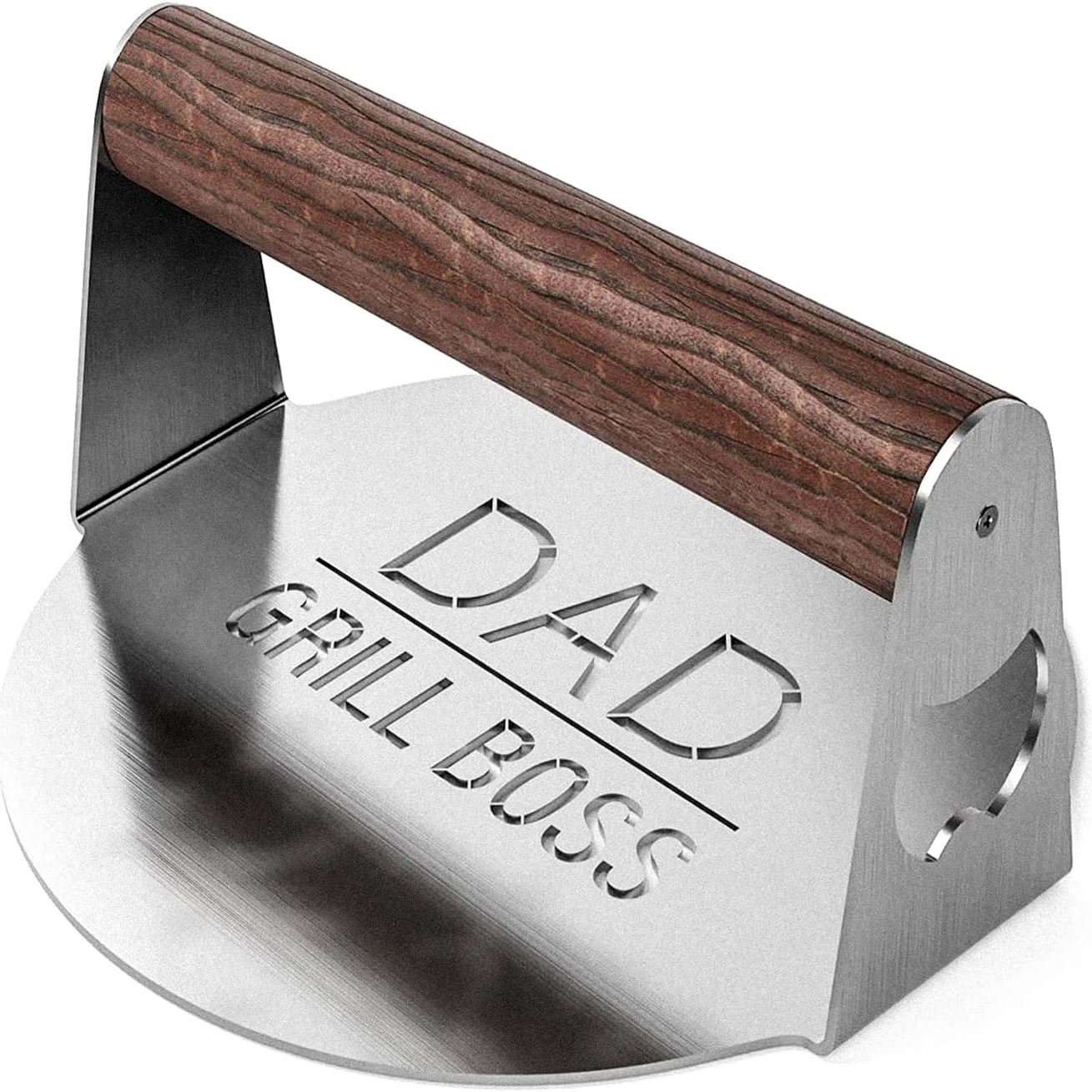 DAD The Grill Boss BBQ Press Grilling Stainless Steel Smash Burger Press Cost Online