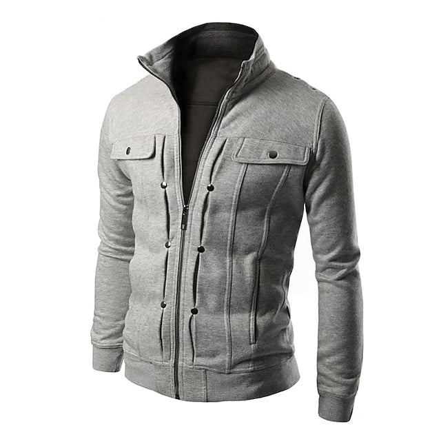 Men's Slim Blend Casual Jacket Buy Cheap Clearance Store