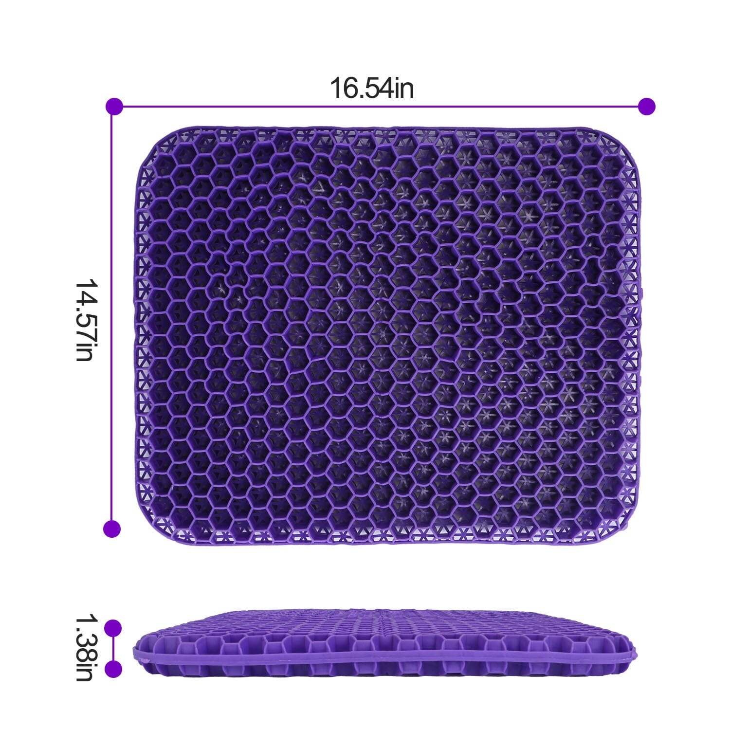 Gel Seat Cushion Non-Slip Breathable Honeycomb Sitting Cushion Pressure Pad Clearance Original