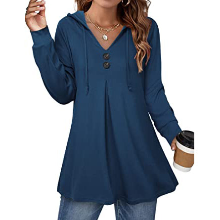 Women's Long Sleeve Hooded Tunic Tops Free Shipping Pick A Best