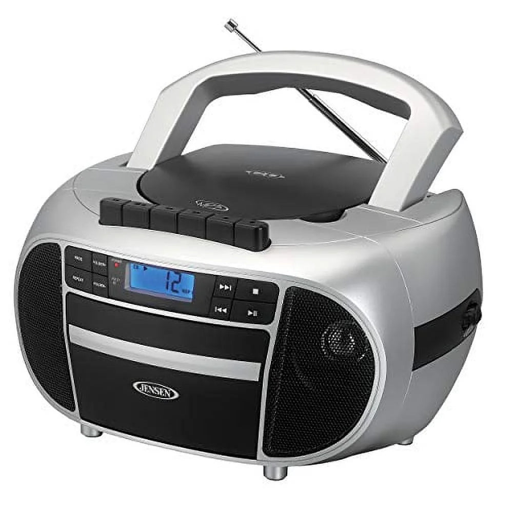 Jensen CD-550SMP3 Top-Loading Boombox CD/MP3 Black Series CD/MP3 AM/FM Radio Online Cheap Quality