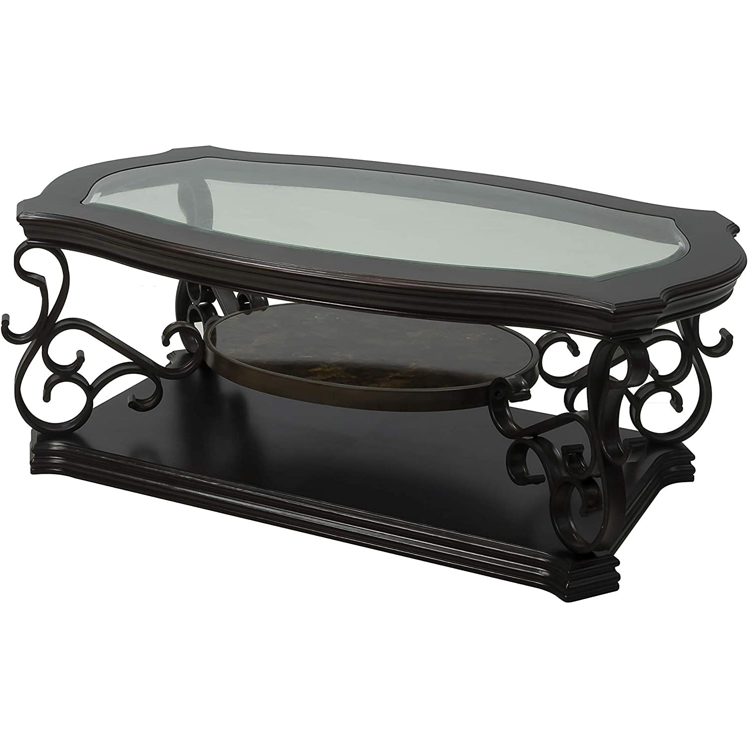 Traditional Coffee Table Accent Cocktail Table Cheap Low Shipping