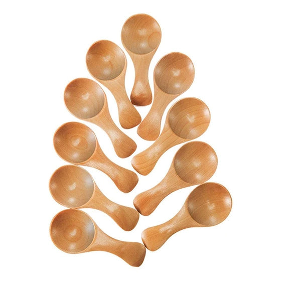 10-Pieces: Mini Wooden Spoons Cheap Sale 2025 Newest