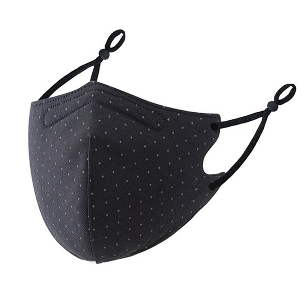 3-Piece: Solid Color Polka Dot Print Adjustable Face Mask Recommend Online