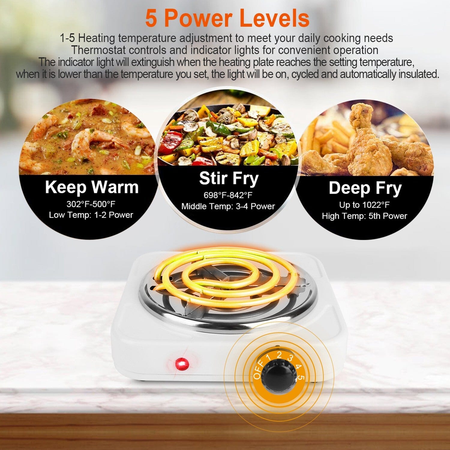Portable Coil Heating Hot Plate Stove Countertop Manchester Great Sale Online