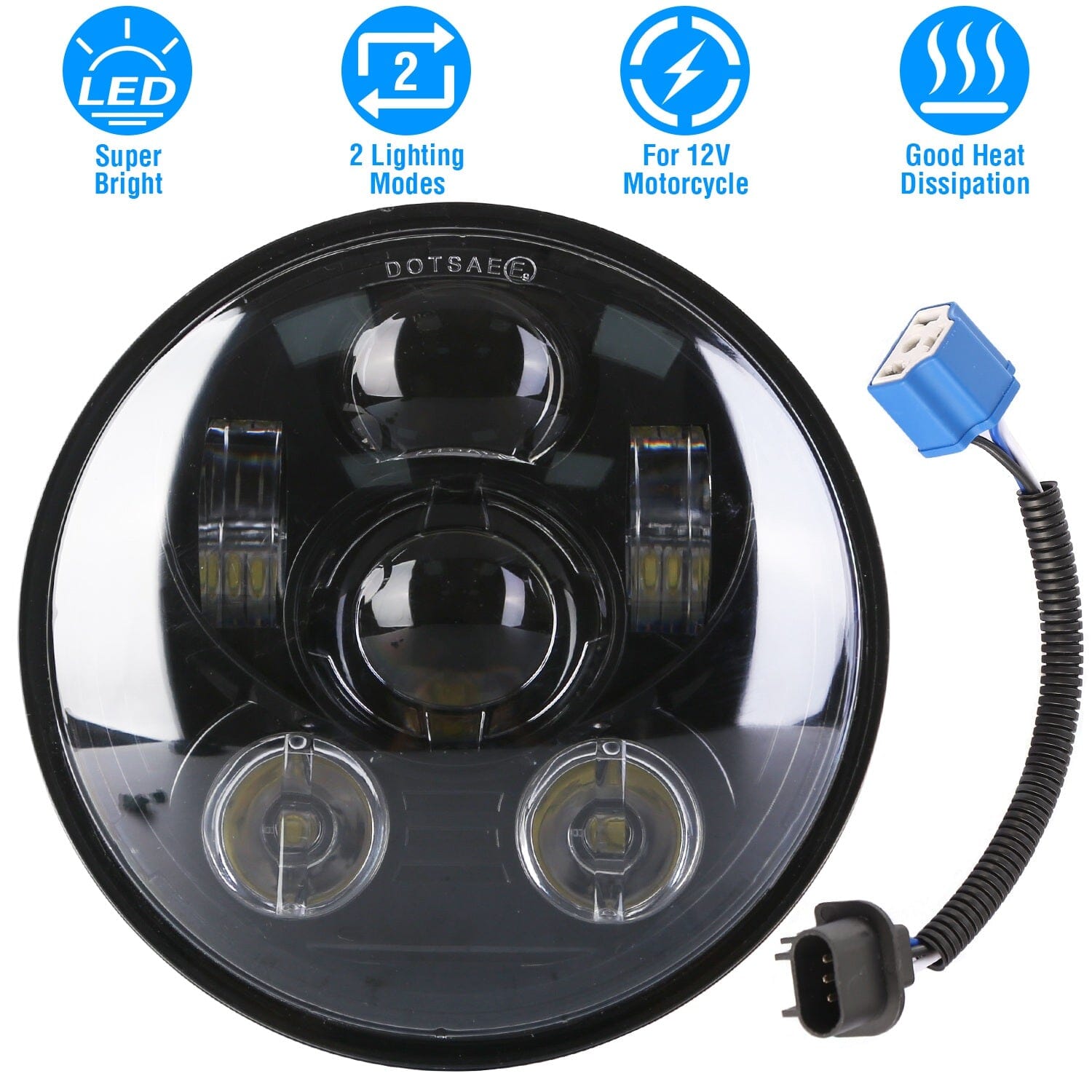 5.75-Inch LED Motorcycle Headlight Cheapest Pice Sale Online