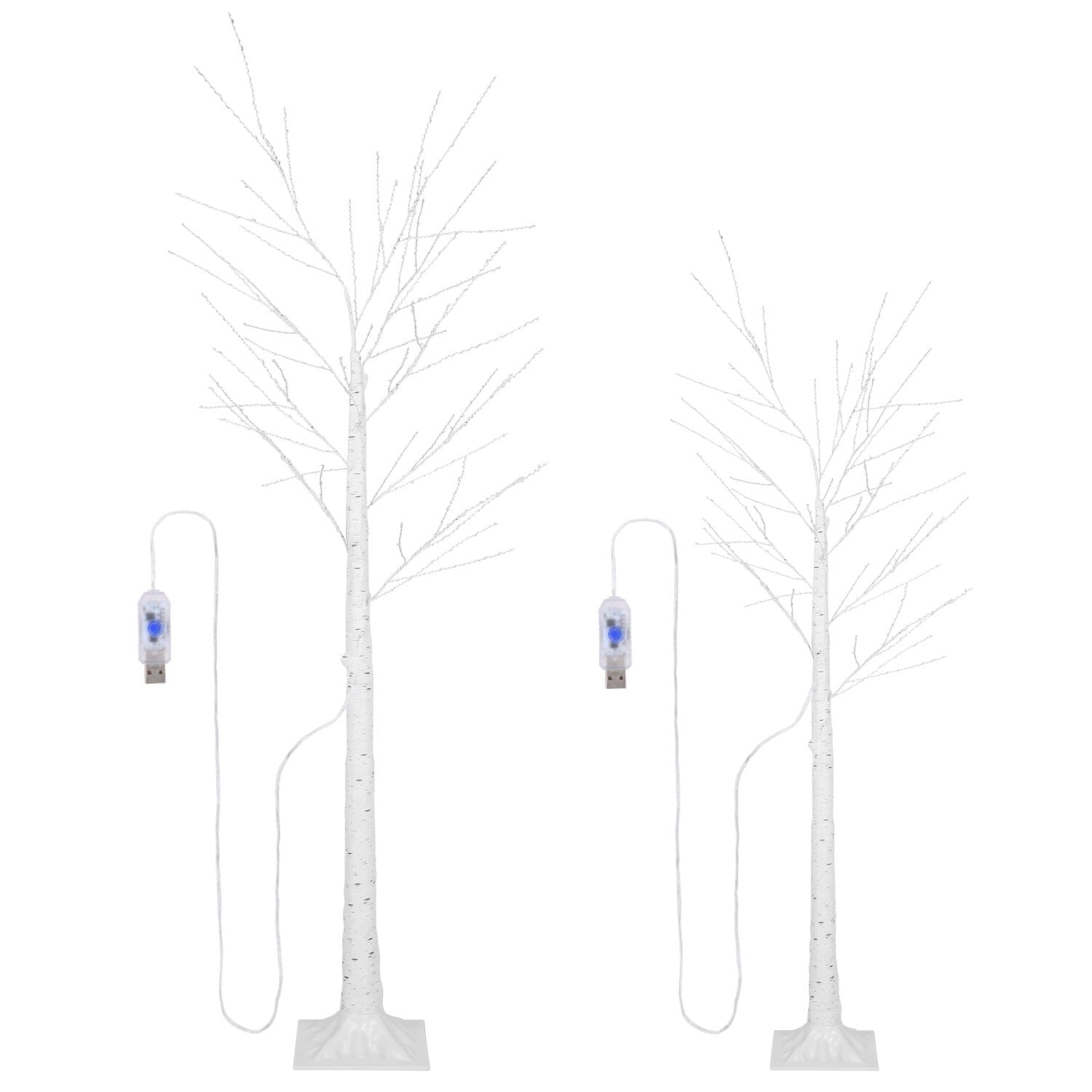 Lighted Birch Tree Artificial White Birch Tree Wig with 8 Warm White Lighting Modes Cheap Extremely