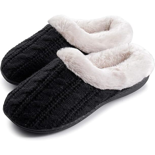 Roxoni Women's Slippers Cable Knit Super Cozy Comfort Clog Cheap Get Authentic