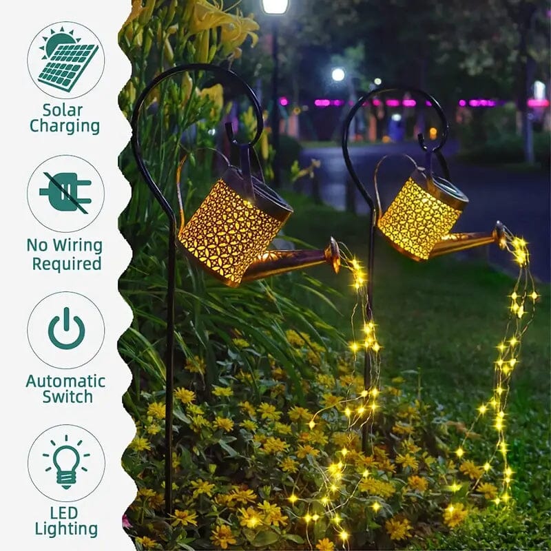 Waterproof Copper Solar Watering Can Light Sale Browse