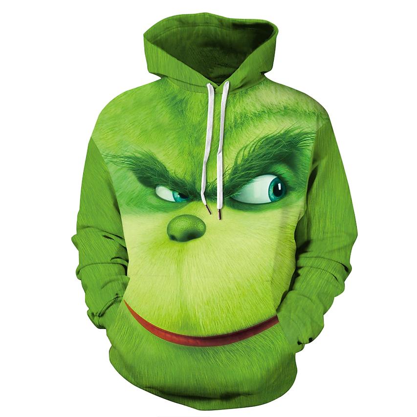 Men's Pullover Hoodie Sweatshirt Cartoon Print 3D Best Deals