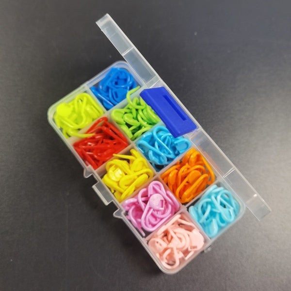 120-Pack: Mix Color Plastic Knitting Tools Locking Stitch Markers Crochet Where To Buy