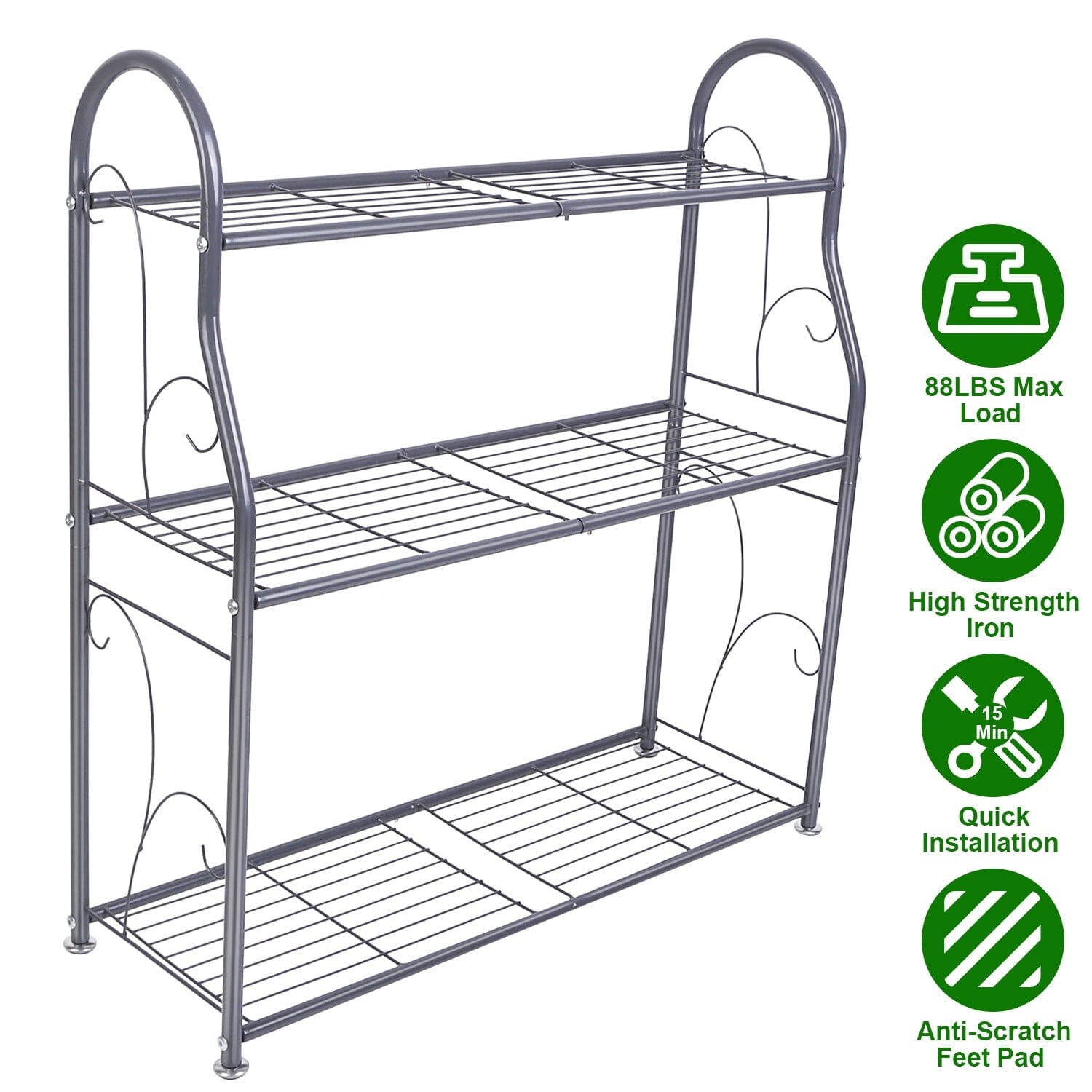 3-Tier Plant Stand Shelf Display Rack Clearance Low Shipping