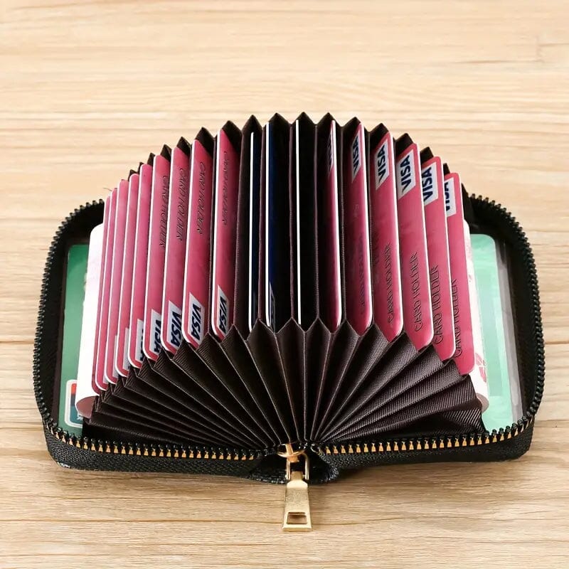 Zipper Around Credit Card Holder Sale Huge Surprise