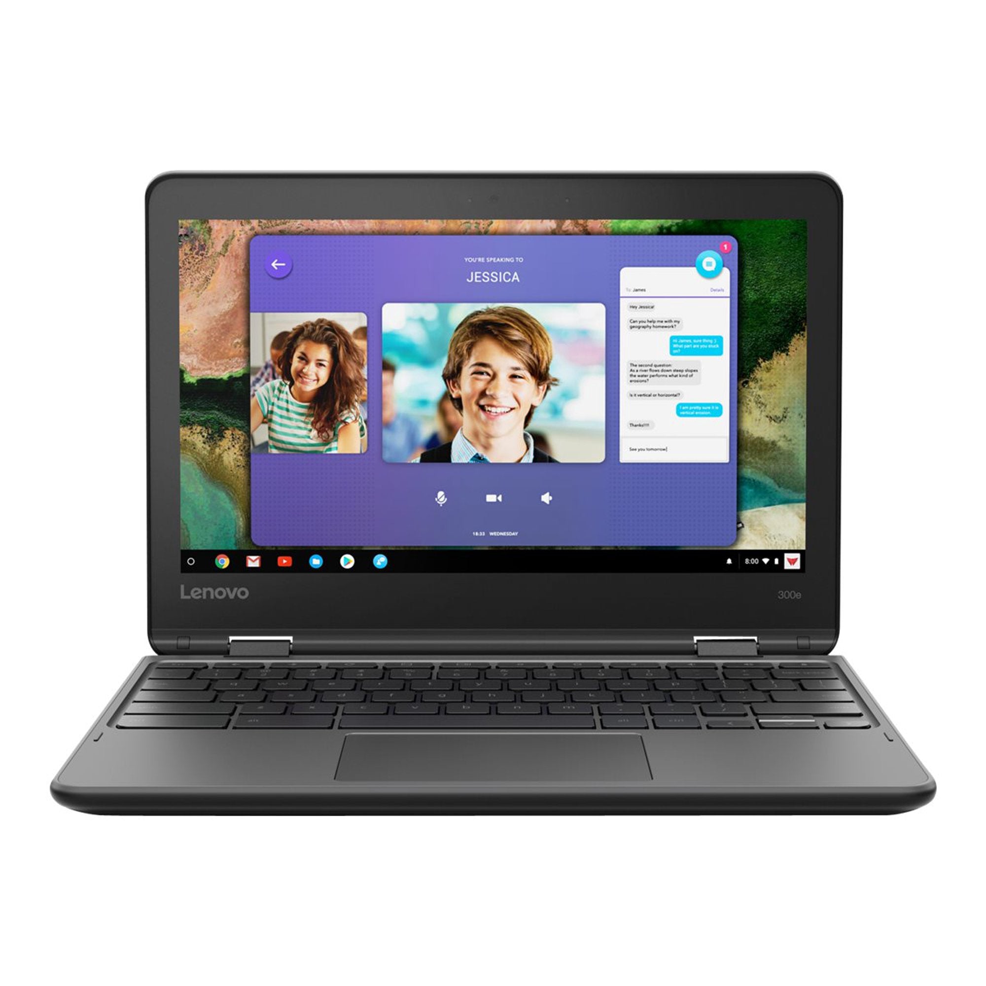 Lenovo 11.6 Touchscreen Chromebook 300E Mediatek 8173C 2.10GHz 4GB RAM 32GB (Refurbished) New For Sale