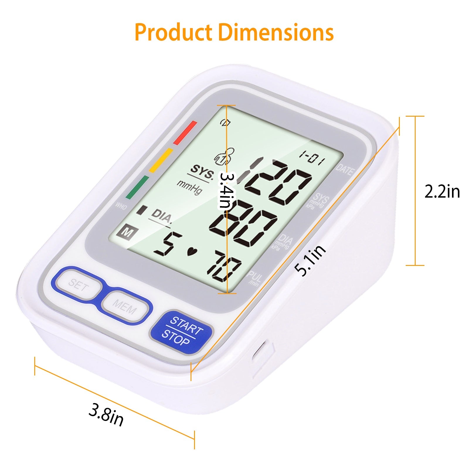 Automatic Arm Blood Pressure Monitor Digital Store Sale