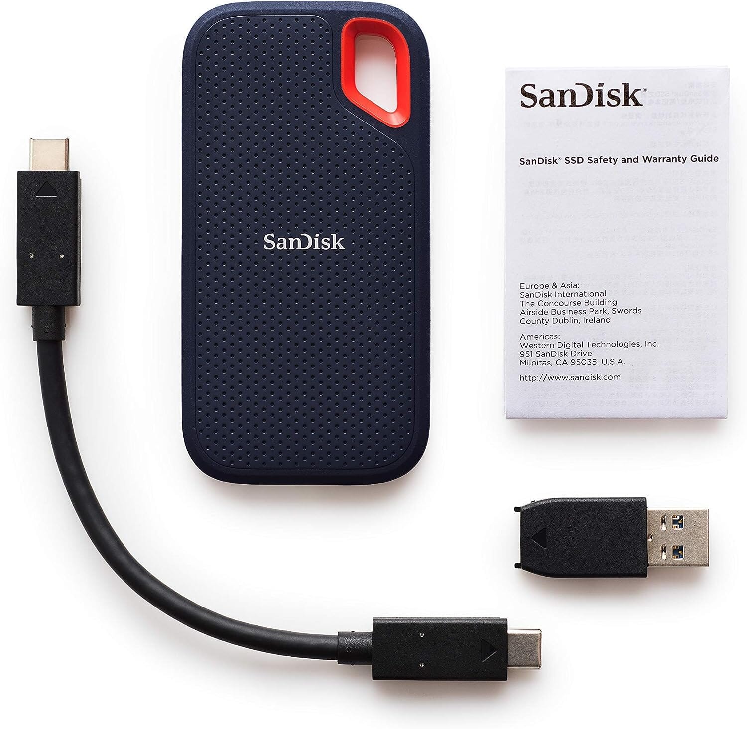 SanDisk 1TB Extreme Portable External SSD - Up to 550MB/s USB-C, USB 3.1 (Refurbished) Buy Cheap For Nice