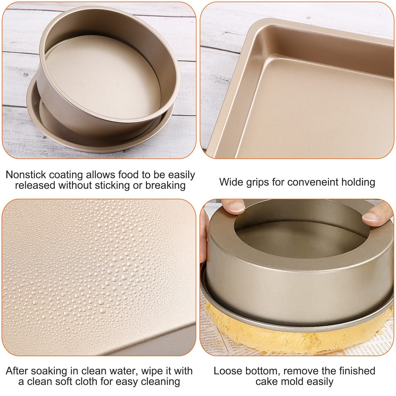 5-Piece: Nonstick Bakeware Set Sast For Sale