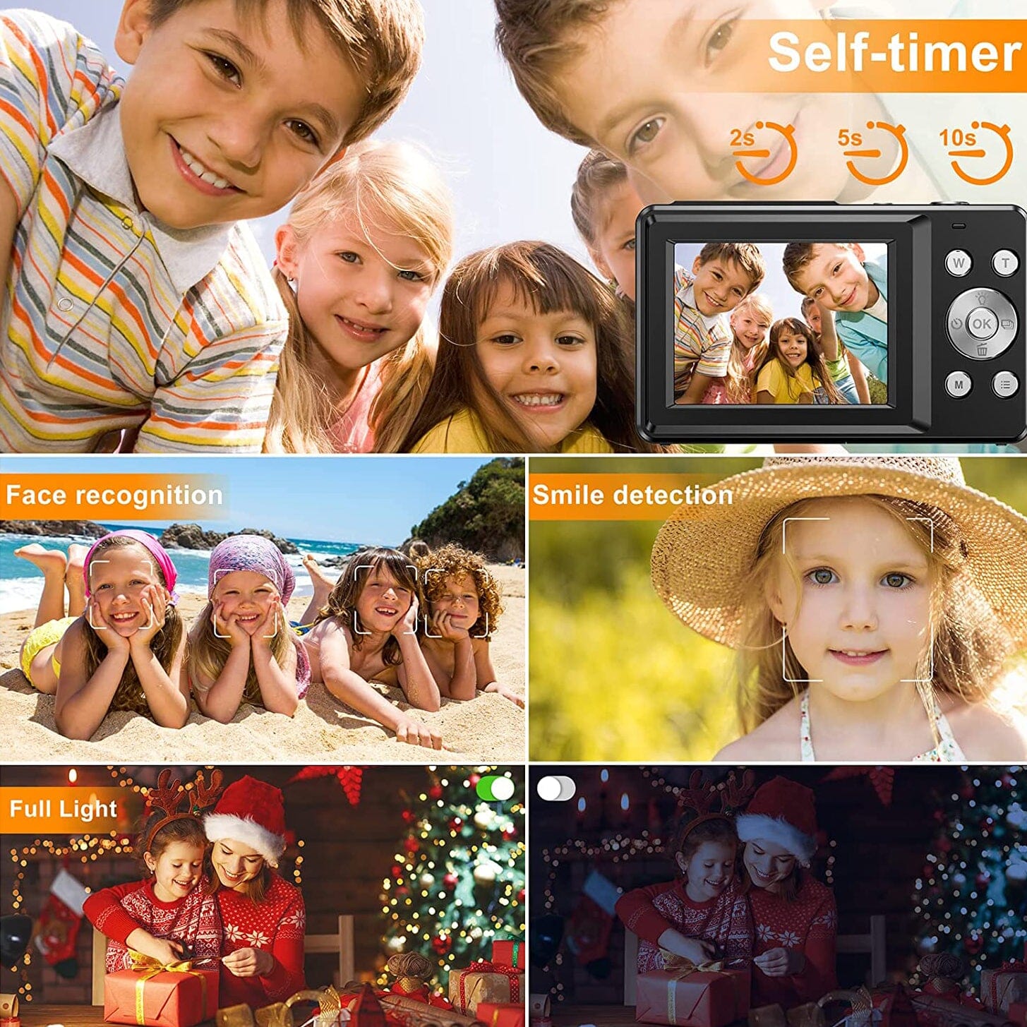 FHD 1080P Digital Camera for Kids Free Shipping Big Discount