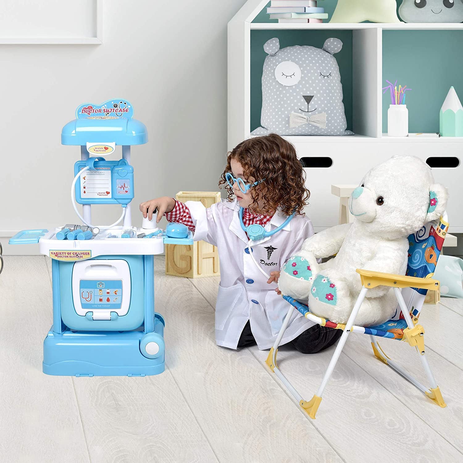 15-Piece: Ondekt Kids Doctor Set Free Shipping Deals