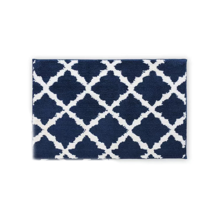 Bibb Home 1-2 Pack Trellis Micro Shag Bath Rugs 17 X 24 Sale Manchester Great Sale