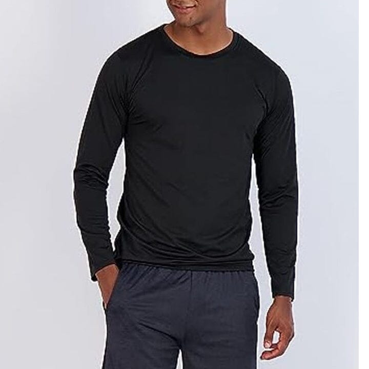 3-Pack: Men's Active Dry-Fit Long Sleeve Performance Shirt Amazing Pice