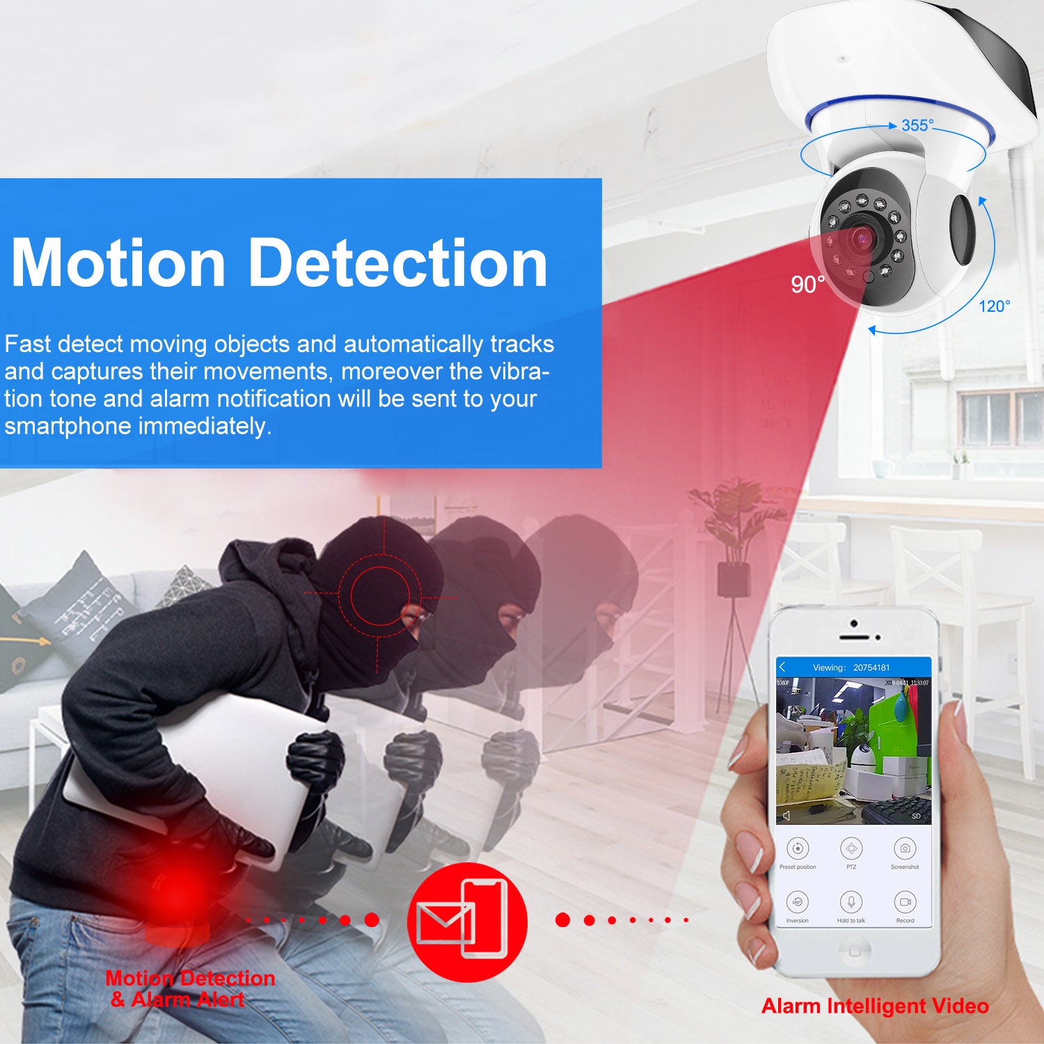 1080P WiFi IP Camera Motion Detection IR Night Vision Camcorder Free Shipping Cheap