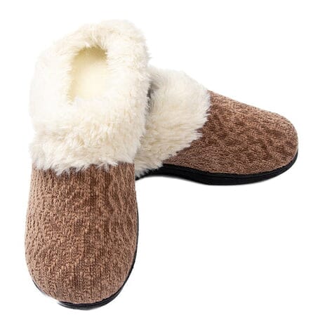 Roxoni Women's Soft Indoor Outdoor Suede Furr Clog Slippers Buy Cheap Big Discount