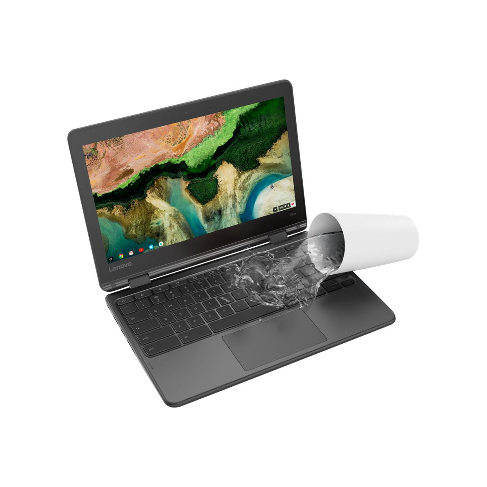 Lenovo 11.6 Touchscreen Chromebook 300E Mediatek 8173C 2.10GHz 4GB RAM 32GB (Refurbished) New For Sale