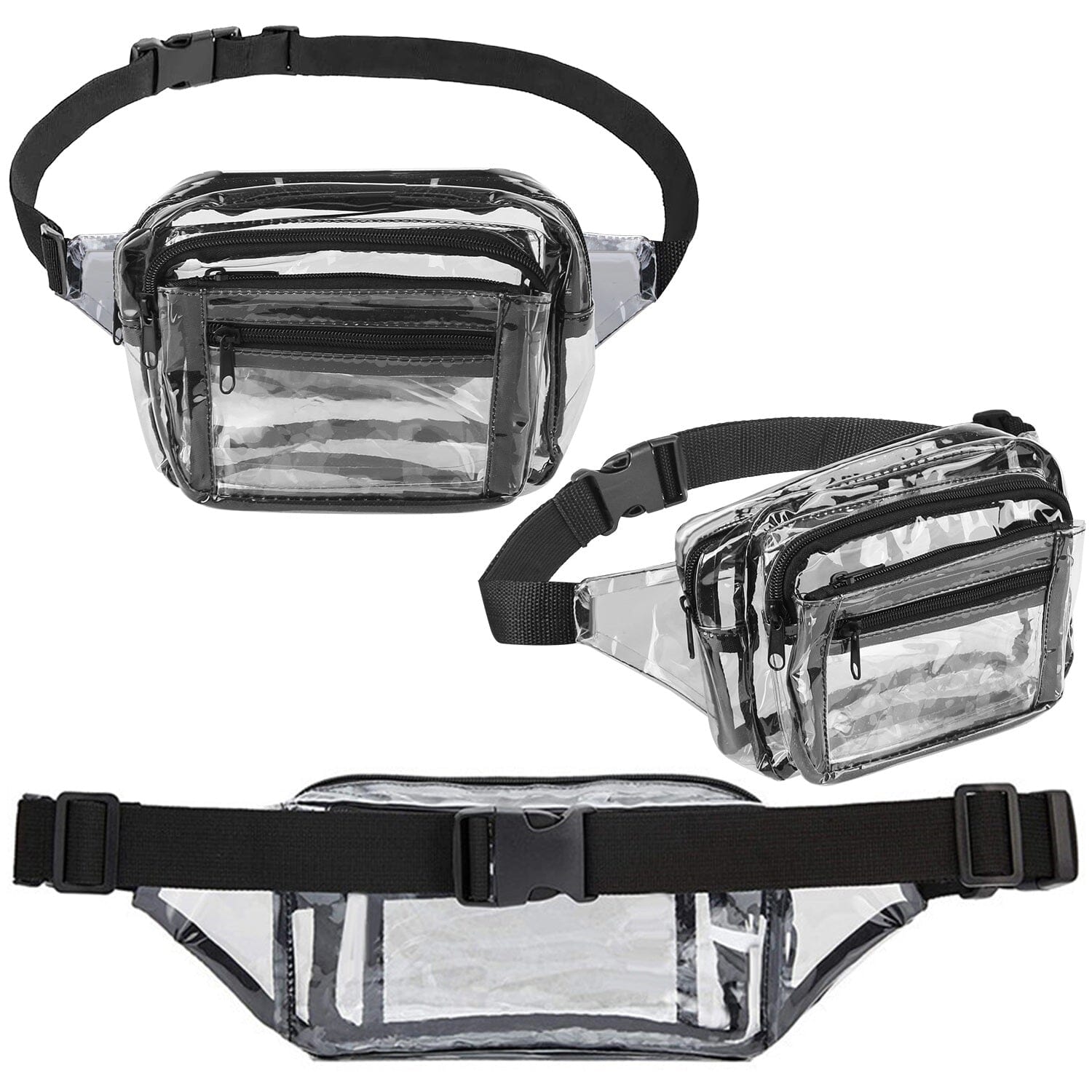 Clear Fanny Pack Unisex Transparent Waist Pouch Belt Bag Discount Choice