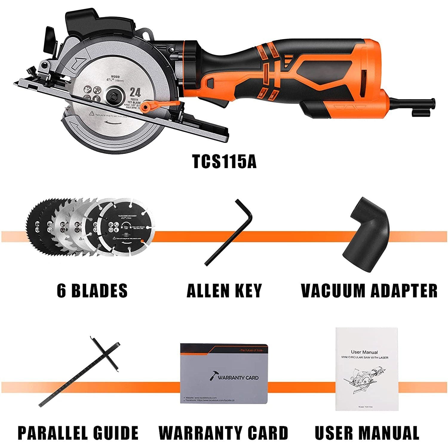 5.8A 3500RPM Mini Circular Saw Visit New Sale Online