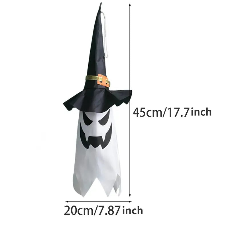 2-Piece Set: Glowing Ghost Witch Hat Halloween Decorations Pictures For Sale