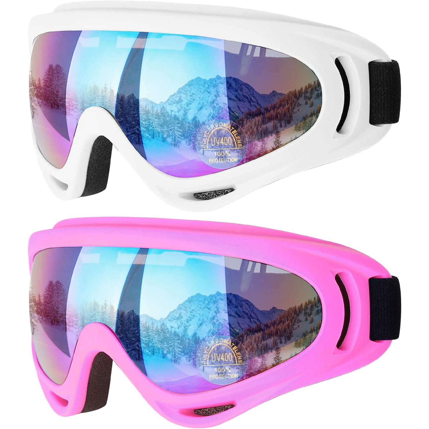 2-Pack: Anti-Scratch Dustproof Sports Goggles Quality Free Shipping Low Pice