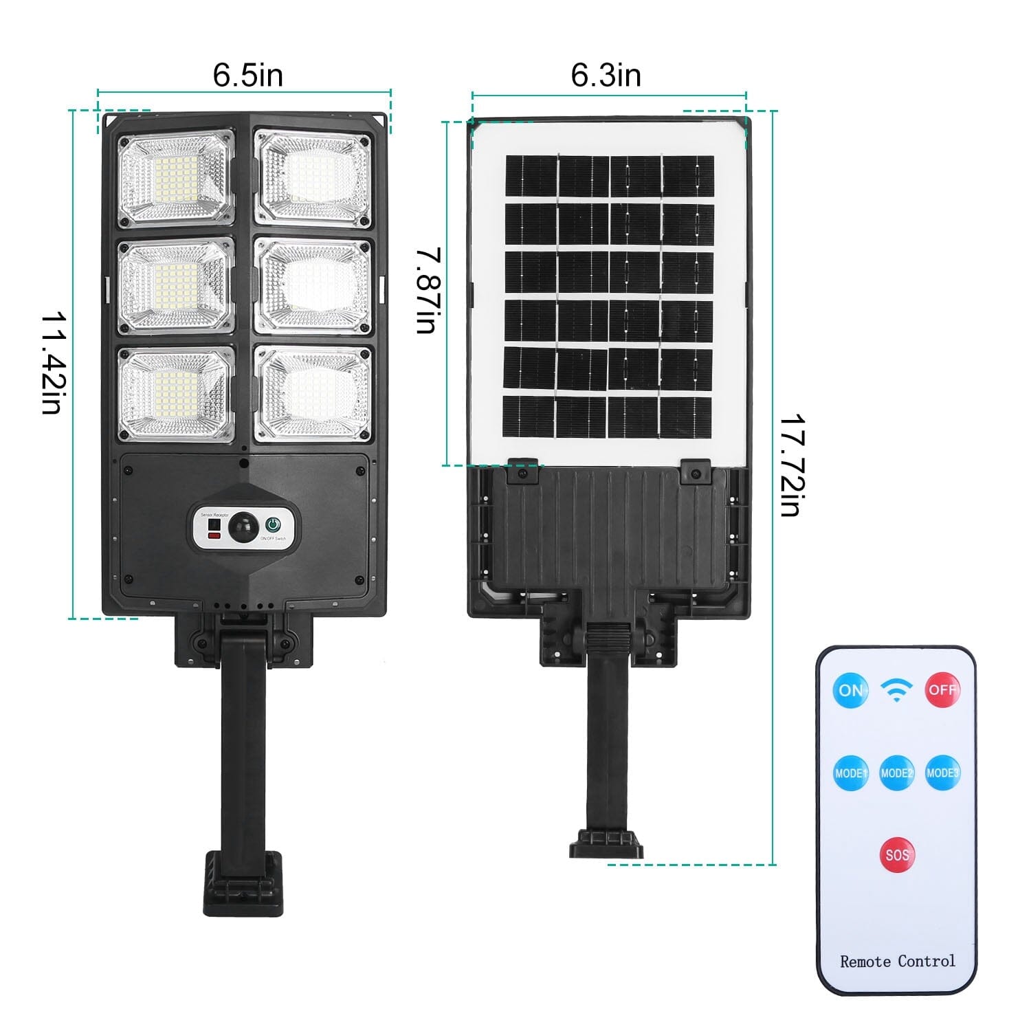 Solar Powered Wall Light Beads PIR Motion Sensor Free Shipping Shop Offer