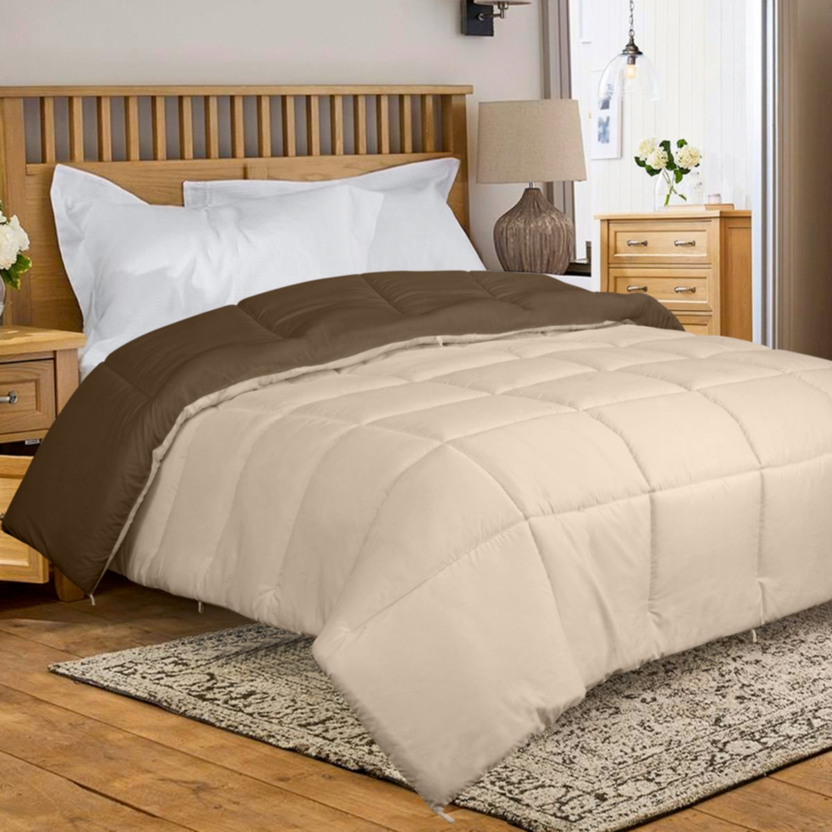 Royale All Season Down Alternative Lightweight Quilted Bedding Comforter with Corner Tabs 100% Authentic Sale Online