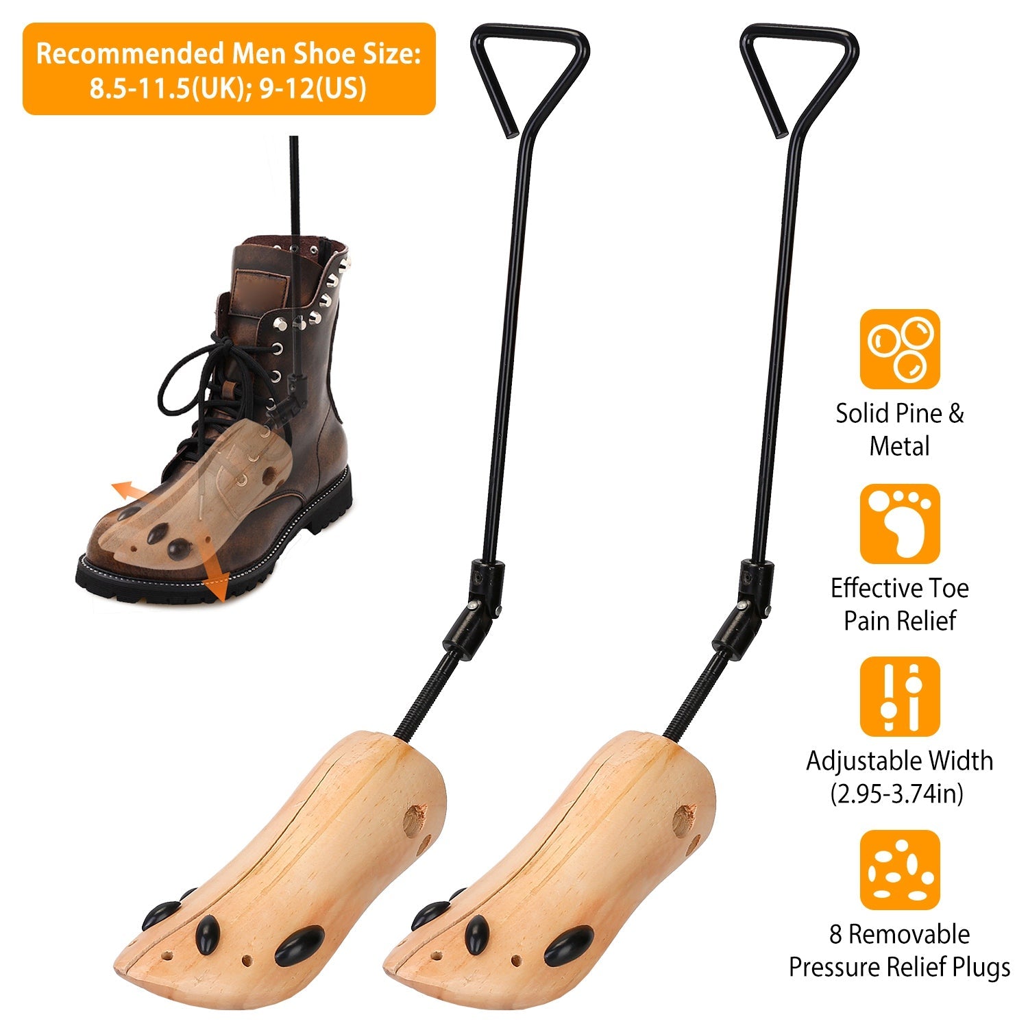 1-Pair: Adjustable Boot Stretcher How Much Cheap Online