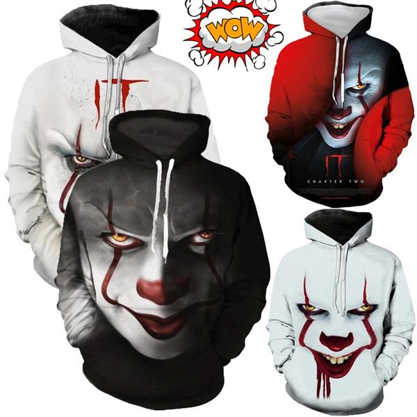 3D Printed The Dancing Clown Hooded Sweatshirt Free Shipping Fashion Style