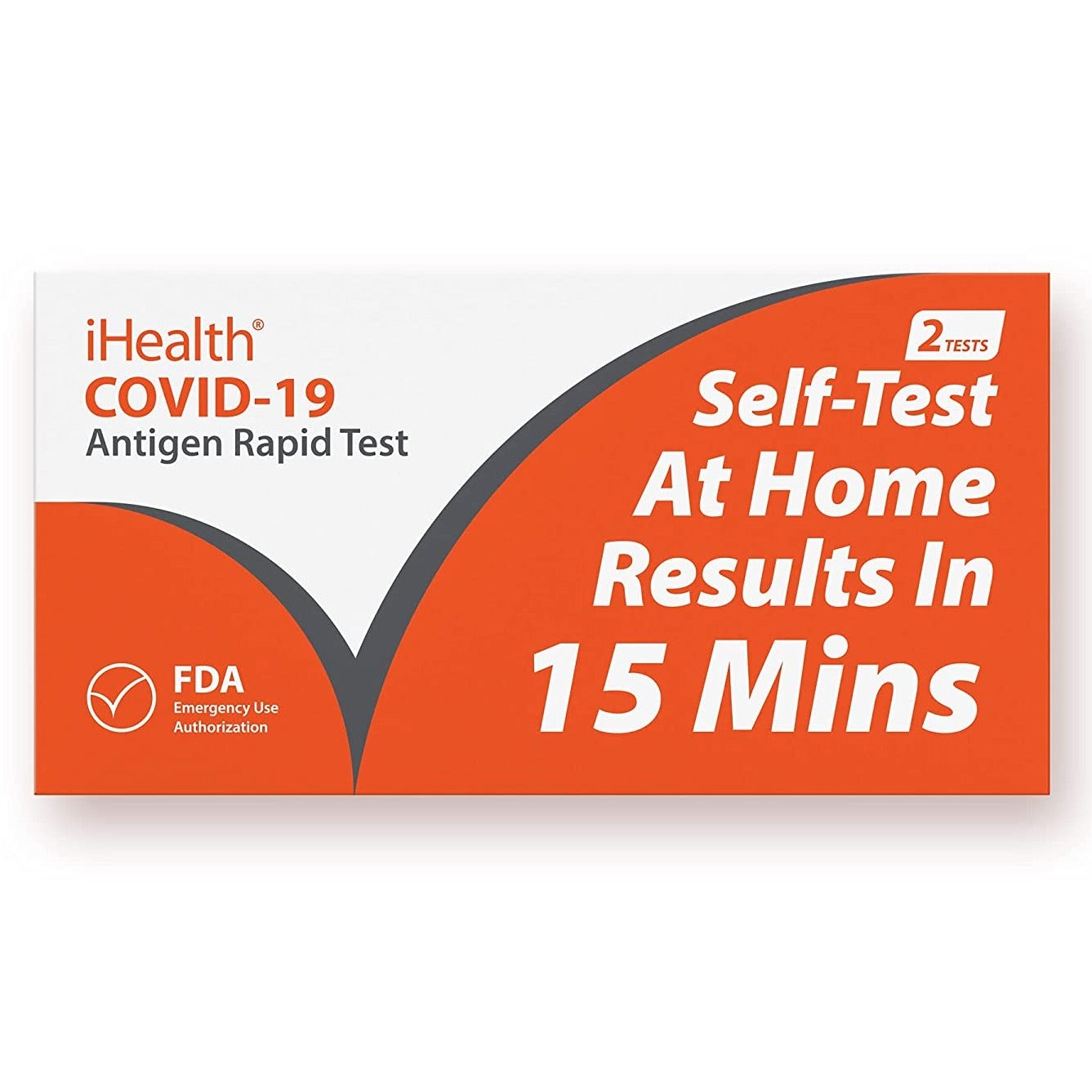 iHealth COVID-19 Antigen Rapid Test - Includes 2 Tests Sale Exclusive