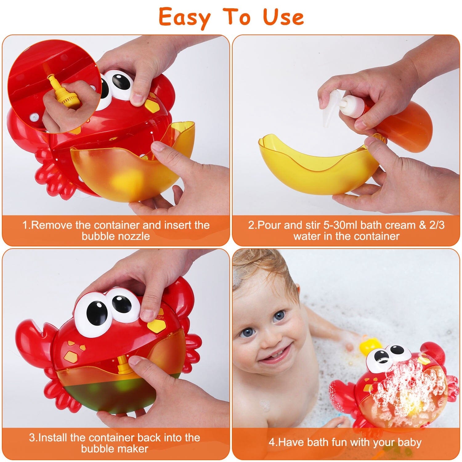 Musical Bubble Bath Maker for Bathtubs Toddler Bubble Machine Shop Sale Online