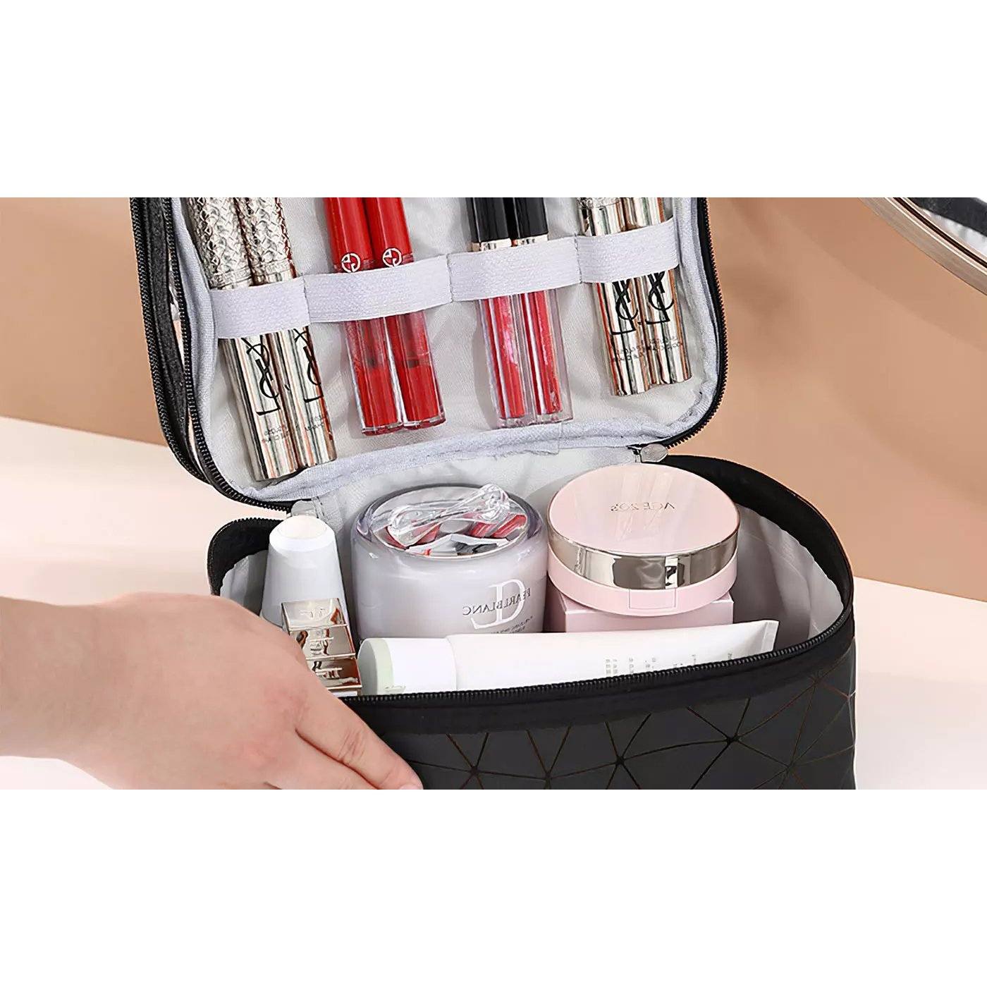 Makeup Bags Double layer Travel Cosmetic Cases Cheap Sale Excellent