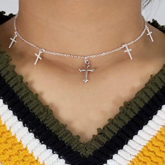 Sterling Silver Cross Lariat Necklace Collections Online