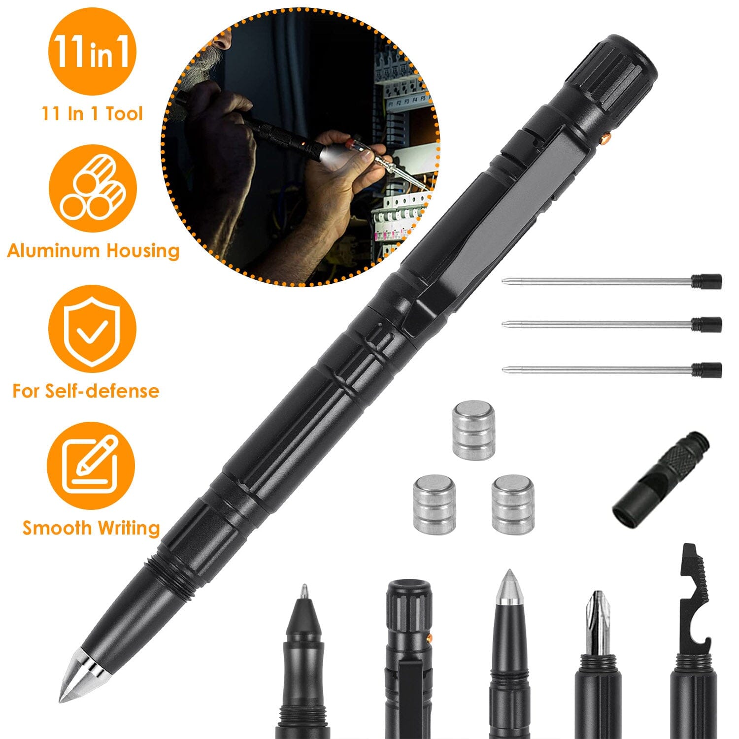 11-in-1 Tactical Pen Gear Set Clearance Big Discount