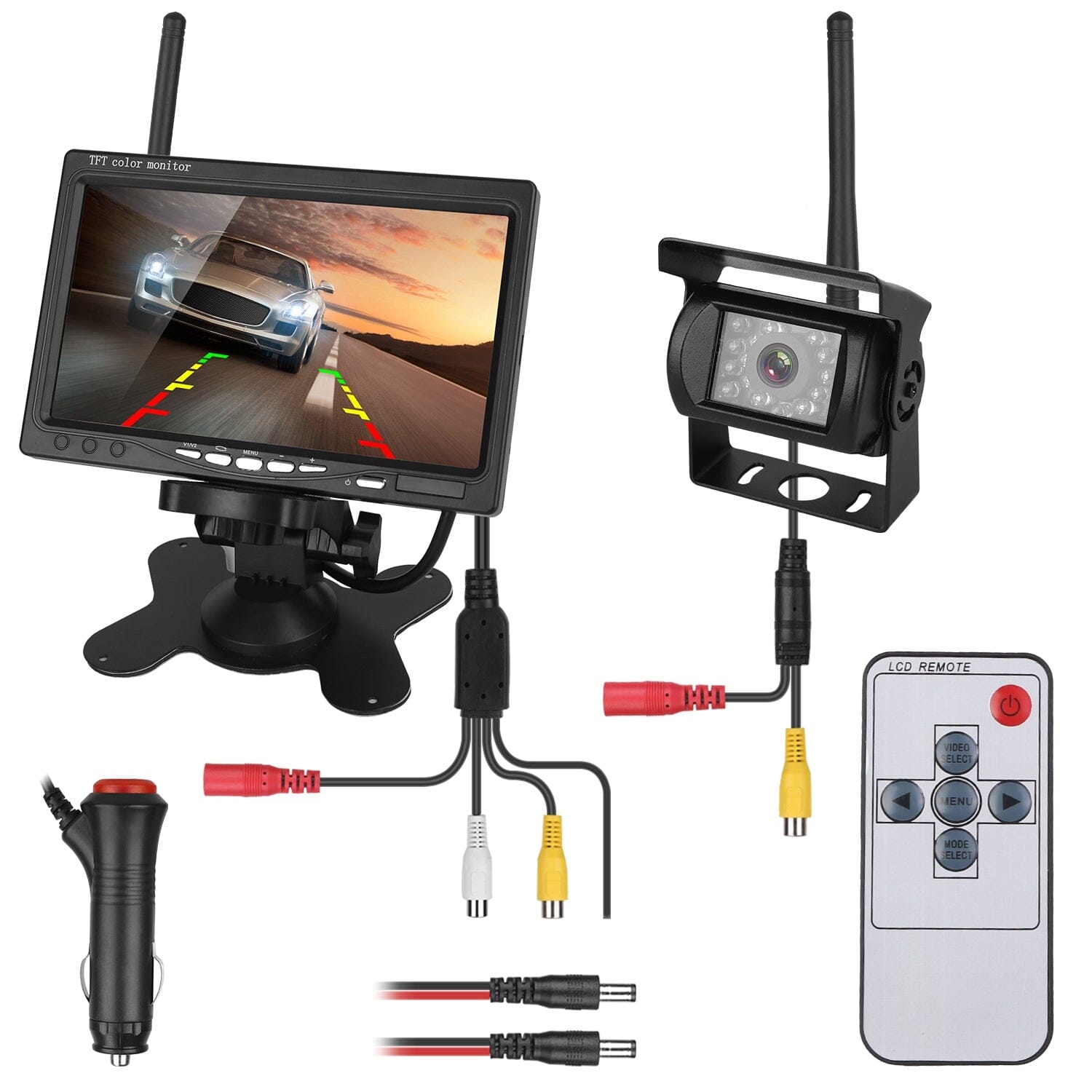 Wireless Backup Camera System Vehicle Rear View Monitor Kit Cheap Sale Online Online