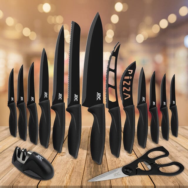 Lux Decor Collection Kitchen Knife Set Ultra Sharp Stainless Steel Knives Set Cheap 100% Original