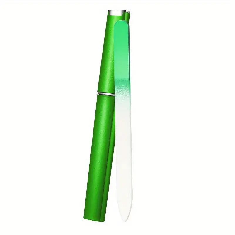 2-Pack: Double-Sided Etched Fingernail Glass Nail File with Case Buy Cheap Looking For