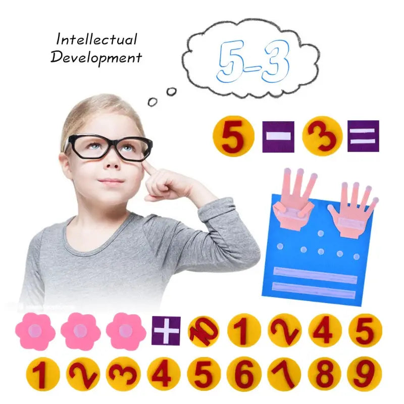 Felt Board Finger Numbers Counting Toy Buy Cheap Websites