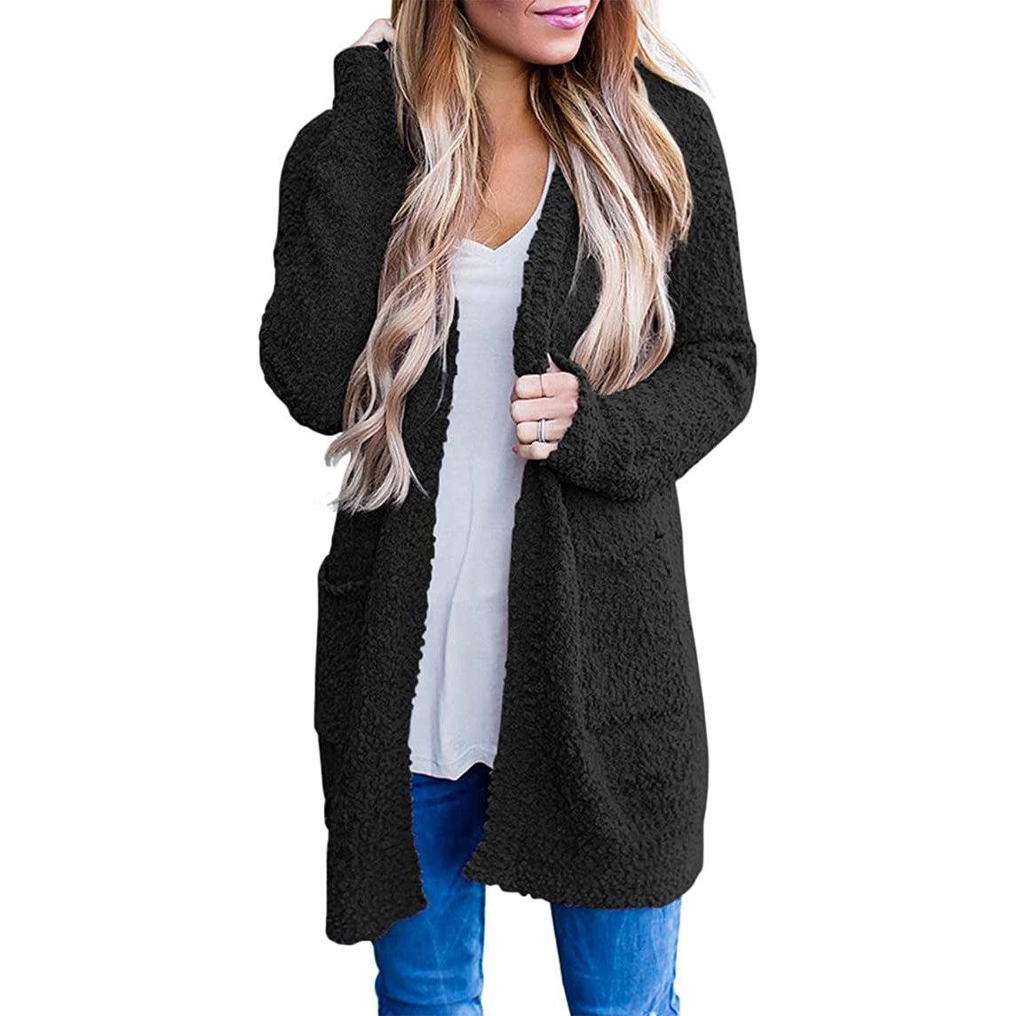 Women's Long Sleeve Soft Chunky Knit Sweater Coat Collections For Sale